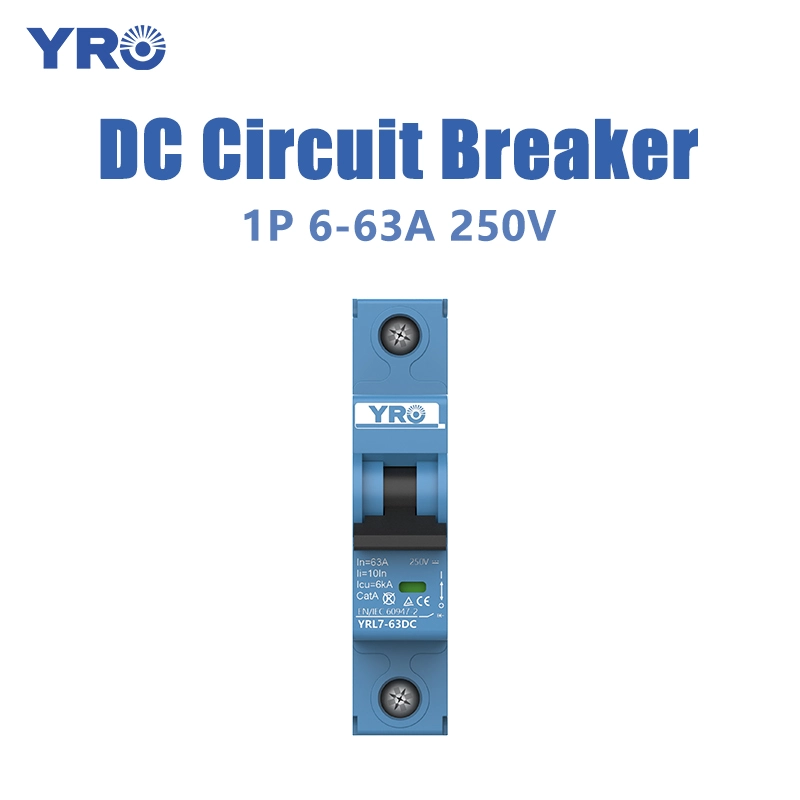 1P 6-63A 250 V DC-katkaisija