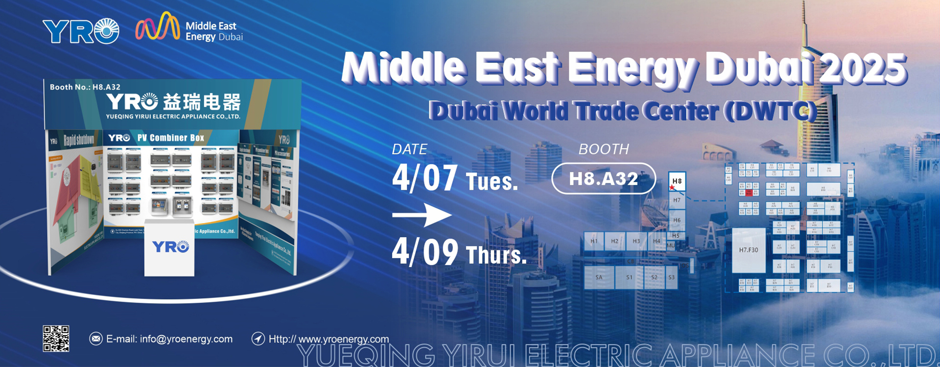 YRO -esittelyt Dubai Energy Expo -sivustolla