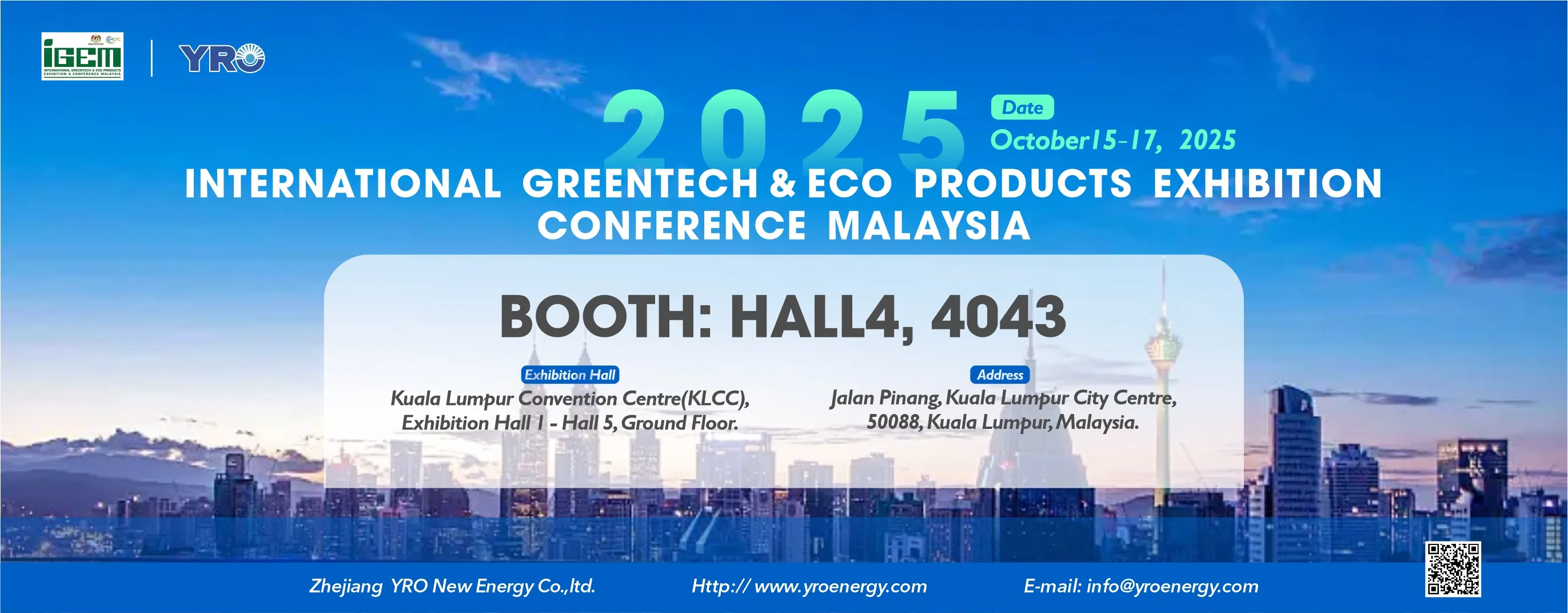 Tapaa näyttelyssä Malesiassa 15. lokakuuta