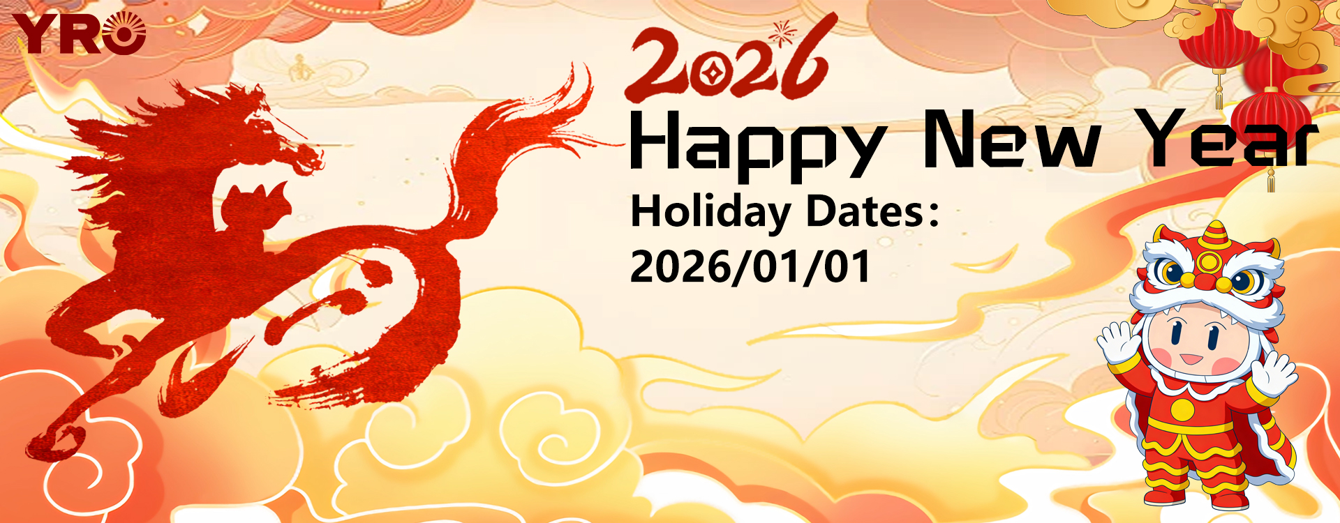 Ilmoitus YRO Companyn 2026 uudenvuodenpäivän juhlajärjestelyistä