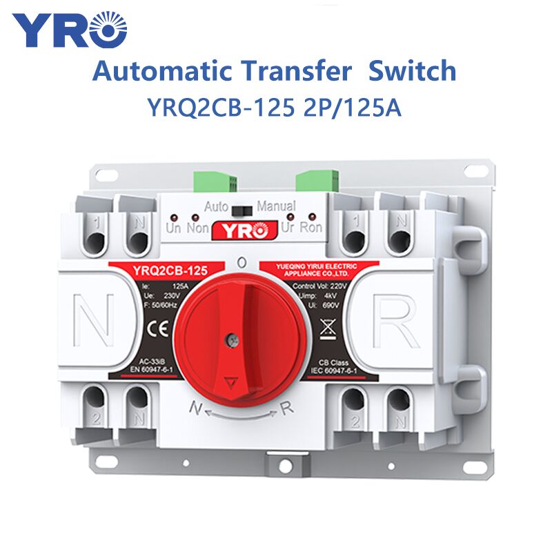 2P 125A 220 V Lisää palontorjuntatoiminto