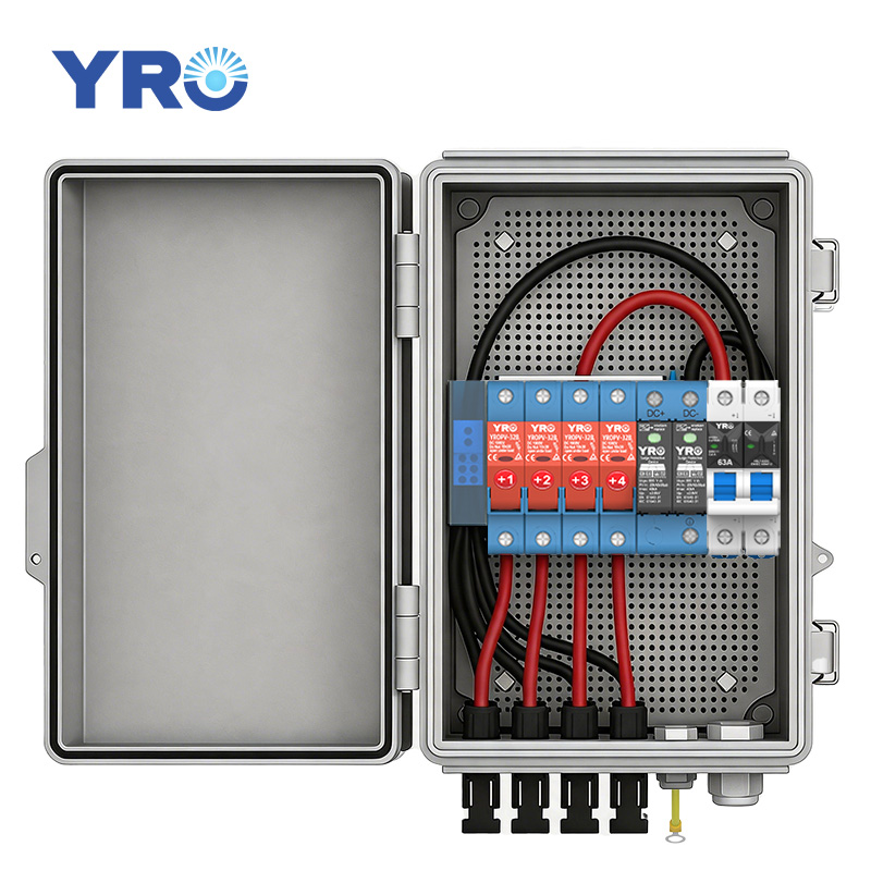 4 In 1 Out 500 V DC ABS-jakolaatikko