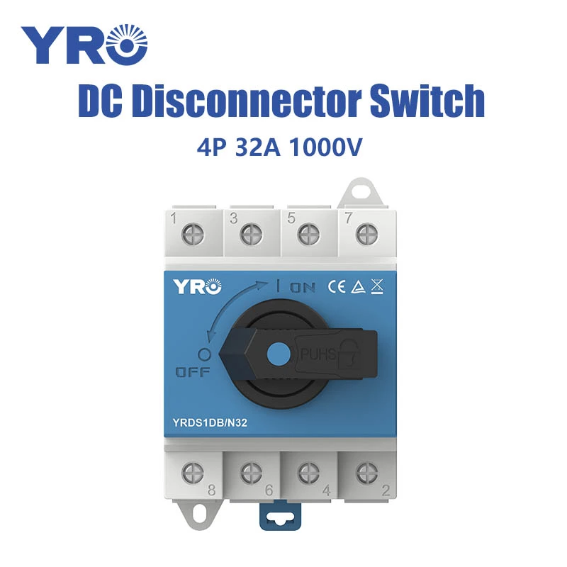 4P 32A 1000 V DC Blue Disconnector -kytkin