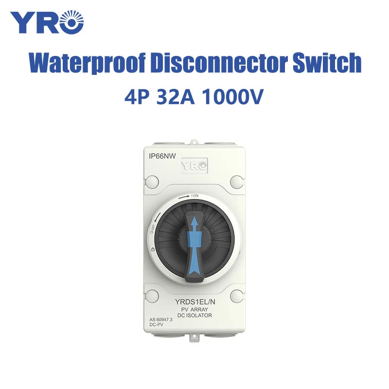 4P 32A 1000V Disconnector -kytkin Ei johdotusta