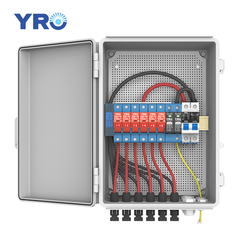 6 In 1 Out 500 V DC ABS-jakolaatikko