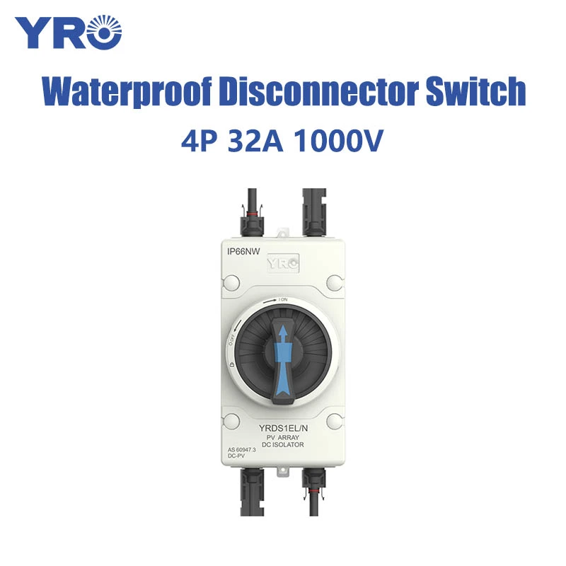 IP66 4P 32A 1000V Yläosa alaosassa